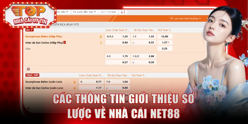Các thông tin giới thiệu sơ lược về nhà cái NET88