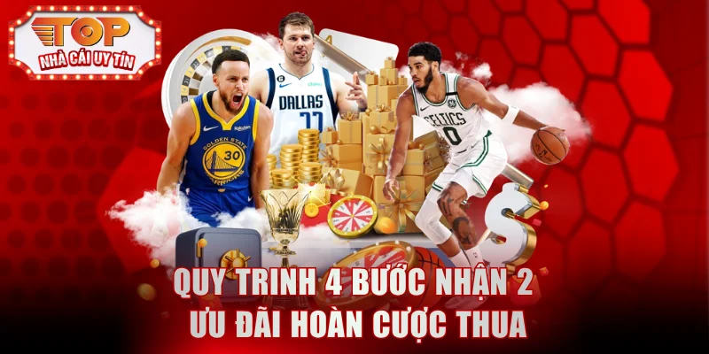 Quy trinh 4 bước nhận 2 ưu đãi hoàn cược thua