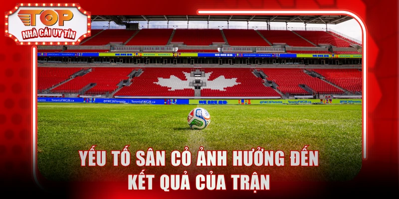Yếu tố sân cỏ ảnh hưởng đến kết quả của trận